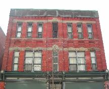 This photograph shows the two upper storeys of the building, 2005  ; City of Saint John