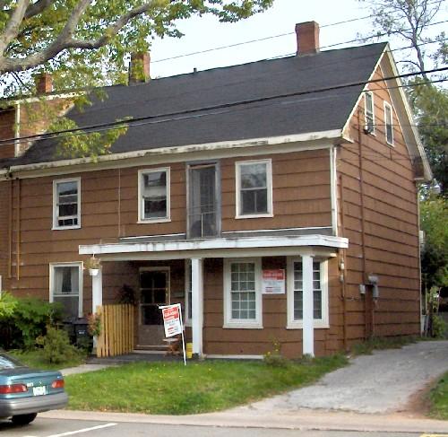 Showing west elevation