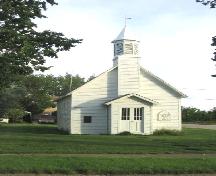 Looking east at front elevation, 2004.; Government of Saskatchewan, Marvin Thomas, 2004.