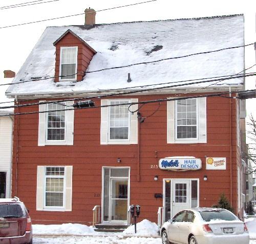 Showing east elevation