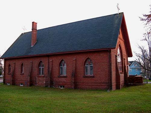 Showing northwest elevation