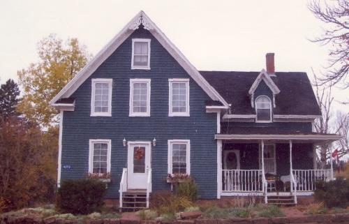 Showing east elevation