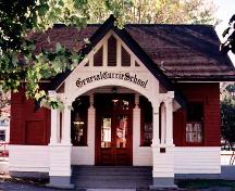 Exterior view of the General Currie School, Richmond, BC, 2001; Denis Cook Design, 2004
