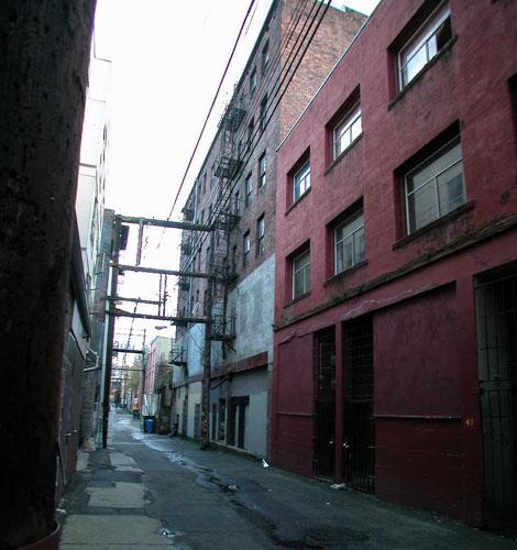 Rear facade - 37 East Pender Street