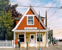 Exterior view of the Northern Bank, on Moncton Street in Steveston, 2001; Denise Cook Design 2001