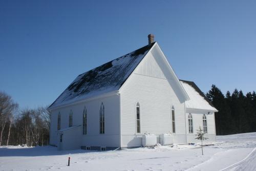 Showing northwest elevation