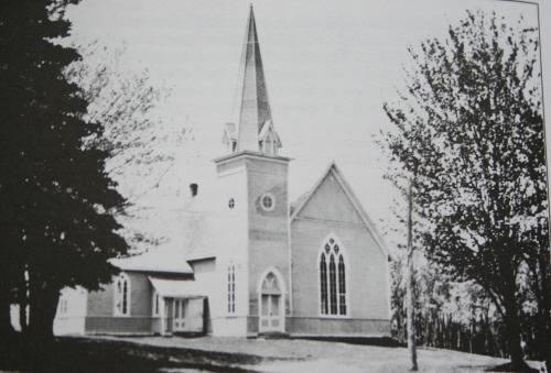 Archive image - southeast elevation with spire