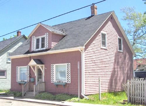 Showing northwest elevation