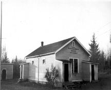 Historic view of Grandview Heights Elementary School, 1922; City of Surrey, 2008