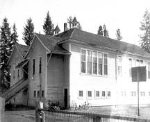 Historic view of Port Kells Elementary School, no date; City of Surrey, 2007
