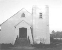 Historic view of Fleetwood Memorial United Church, 1959; City of Surrey, 2007