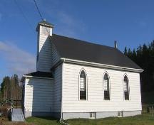 Southeast elevation of the Wentworth United Baptist Church, Wentworth, NS, 2009.; Heritage Division, NS Dept of Tourism, Culture and Heritage, 2009