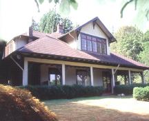 Exterior view of the front elevation, Edgar Residence, 2003; City of Burnaby, 2003