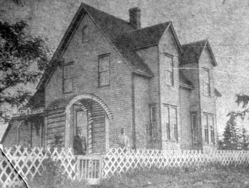 Showing north elevation
