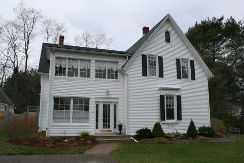 Showing east elevation