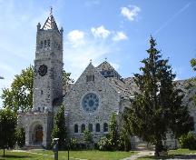 St. Andrew's Presbyterian Church, Kingston, Clergy Street façade; RHI 2006