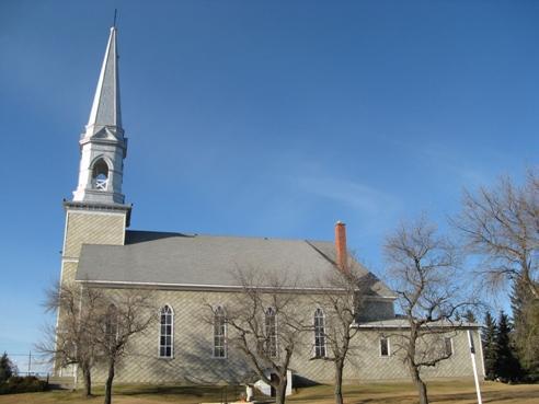 View from the east