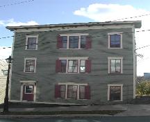 This photograph shows the contextual view of the building, 2005; City of Saint John