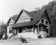 Exterior view of the Anderson Residence, circa 1940; Stride Studio, Photographers, Burnaby Historical Society, Community Archives.