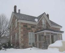 South façade-depicting the gabled roof and windows typical of the Scottish Gothic style, 2007.; Lindsay Benjamin, 2007.