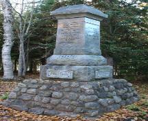 Showing memorial cairn; Donna Collings, 2007