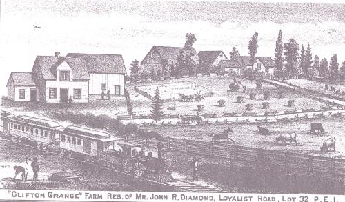 Farm owned by John R. Diamond, Loyalist Road