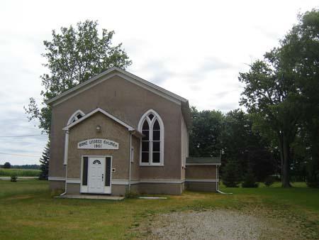 Façade, Norwich Gore United Church, 2007
