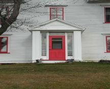Front entrance, Campbell-Rose House, Strathlorne, Nova Scotia, 2002.; Inverness County Heritage Advisory Committe, 2002.