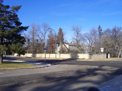View of the fence