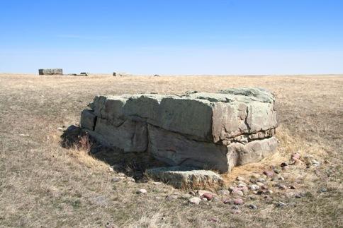 Erratics looking east