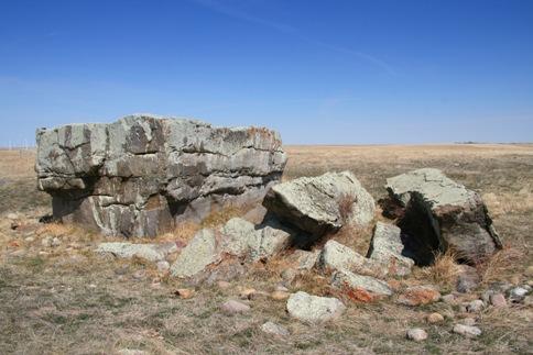 Quartzite blocks