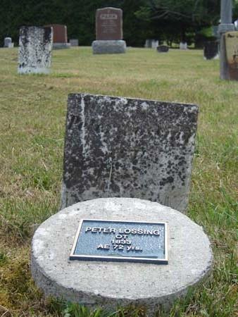 Marker at the Quaker Street Burying Ground, 2007