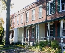 Three units of Barrett's Terrace, with No. 26 in the foreground; Susan Schappert, 2007