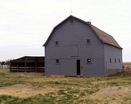 View of barn