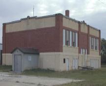 Exterior view of the 1923 portion of Sedley School, 2003.; Government of Saskatchewan, B. Dawson, 2003