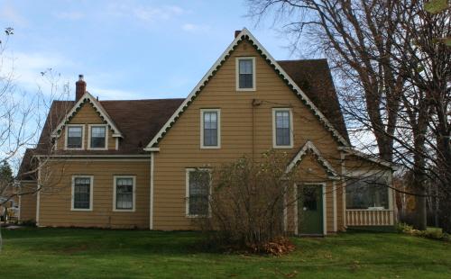 Showing west elevation