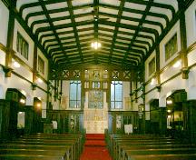 Interior view of St. Helen's Anglican Church, 2004; Don Luxton and Associates, 2004