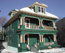 This photograph shows the contextual view of the building, 2005; City of Saint John