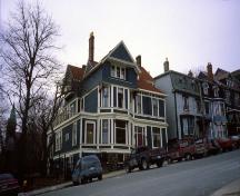 View of Howard House showing side and front facades. Photo taken after restoration.; HFNL 2007
