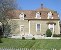 West elevation, Rippin House, Shelburne, Nova Scotia, 2007.
; Heritage Division, NS Dept. of Tourism, Culture and Heritage, 2007