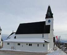 Side elevation, St. Mark's Masonic Lodge, Baddeck, NS, 2009.; Dept. of Tourism, Culture and Heritage, Province of NS, 2009