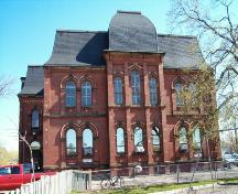 Old Provincial Normal College, Truro, rear elevation, 2004; Heritage Division, Nova Scotia Department of Tourism, Culture and Heritage, 2004