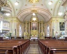 Intérieur de l'église de Saint-Joachim; Conseil du patrimoine religieux du Québec, 2003