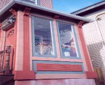 Storm porch on front elevation, James McKenzie House, Halifax, Nova Scotia, 2007.; HRM Planning and Development Services, Heritage Property Program, 2007.
