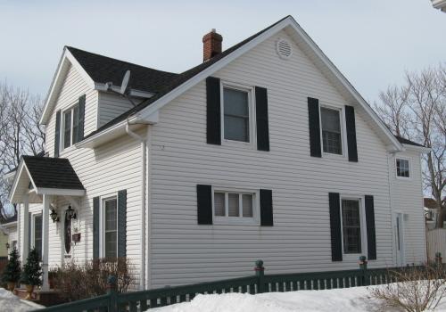 Showing east elevation