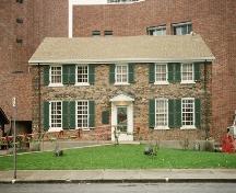 Façade of François Bâby House, showing its red brick construction.; Parks Canada Agency / Agence Parcs Canada.