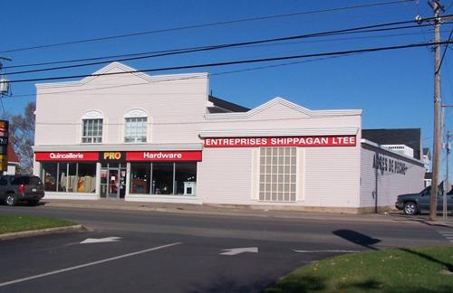 Entreprises Shippagan - La façade avant