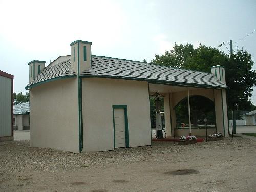 Rear View of B. A. Garage