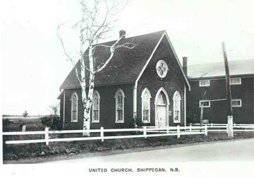 Église unie de Saint John - Image historique