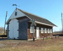The building housing Engine 29 and the first fire truck; McAdam Historical Restoration Commission